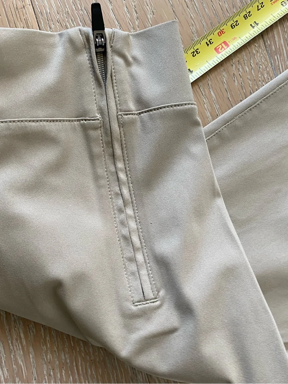 RHONE Slim Fit Commuter Jogger‎ Pant Men's 30 khaki tan Ankle Zip Performance